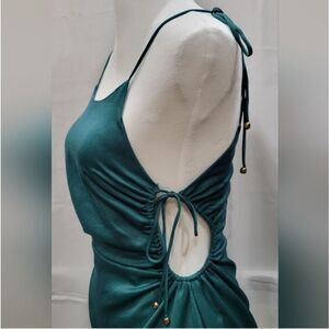 Saints + Secrets green dress Sz M